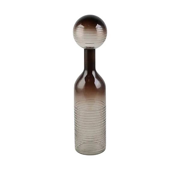 Vitale Cam Kahve Karaf 10*10*42 cm(AK.KV0599) - 2