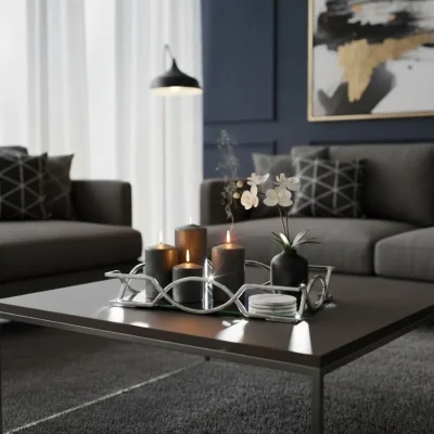 Vitale Cam Tepsi Krom Renk (KB10002KR) - 1