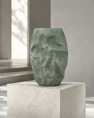 Vitale Casa Dalgalı Vazo 18.5*25*37 cm (AK.KV0079) - 1