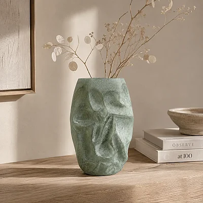 Vitale Casa Dalgalı Vazo 18.5*25*37 cm (AK.KV0079) - 3