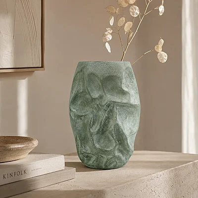Vitale Casa Dalgalı Vazo 18.5*25*37 cm (AK.KV0079) - 6