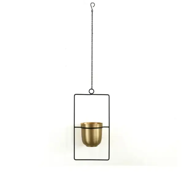 Vitale Duvar Askılı Dekor Vazo Küçük 44*24 Cm (AK.IR0039) - 1