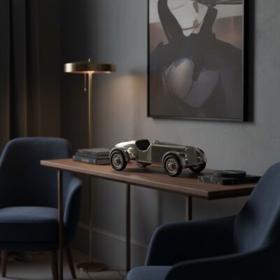 Vitale Fly Silver Klasik Araba 9*22*6 cm (AK.KV0285) - Vitale