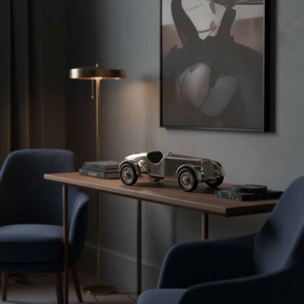 Vitale Fly Silver Klasik Araba 9*22*6 cm (AK.KV0285) - 1