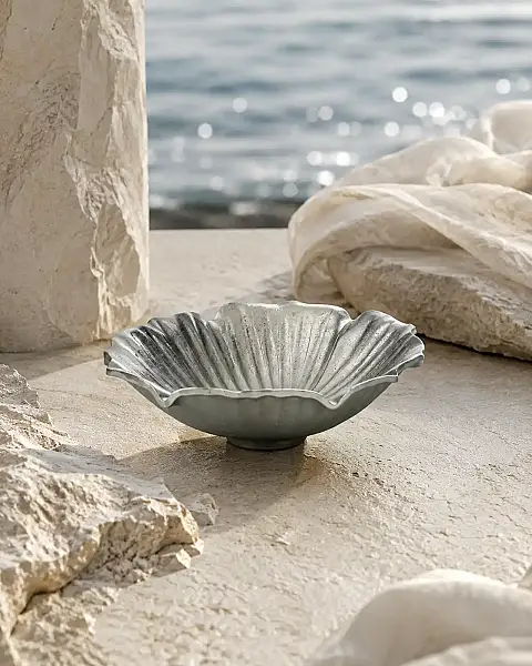 Vitale Gümüş Dekoratif Kase 26*26*8 cm (AK.IU0285) - 1
