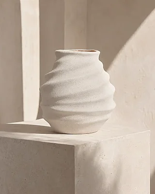 Vitale Kaldea Dalga Vazo 19*19*20 cm (AK.IT0292) - 1