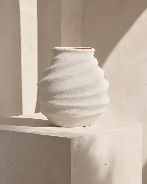 Vitale Kaldea Dalga Vazo 19*19*20 cm (AK.IT0292) - 1