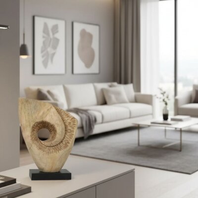 Vitale Kaldea Fosil Dekor 29*9*37cm (AK.IT0277) - Vitale