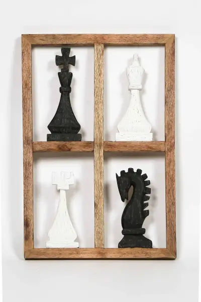 Vitale Kaldea Satranç Dekor 41*2.5*59 cm (AK.IT0310) - 1