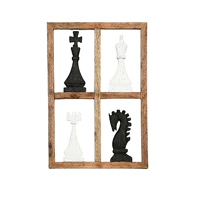 Vitale Kaldea Satranç Dekor 41*2.5*59 cm (AK.IT0310) - Vitale