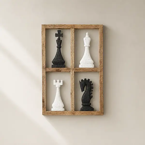 Vitale Kaldea Satranç Dekor 41*2.5*59 cm (AK.IT0310) - 5