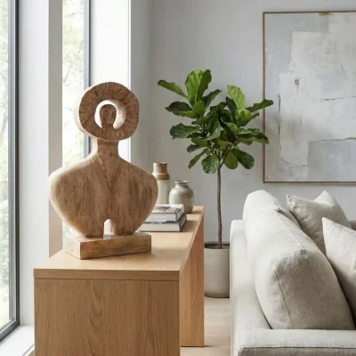 Vitale Kaldea Tanrıça Dekor 24*10*33cm (AK.IT0285) - 1