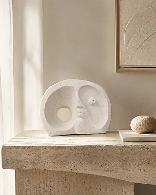 Vitale Kaldea Yüz Dekor 28*9*20 cm (AK.IT0288) - 1