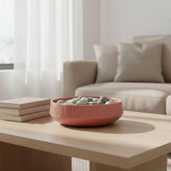 Vitale Moleanos Kırmızı Kase 25*25*8 Cm (AK.JL0067) - 1