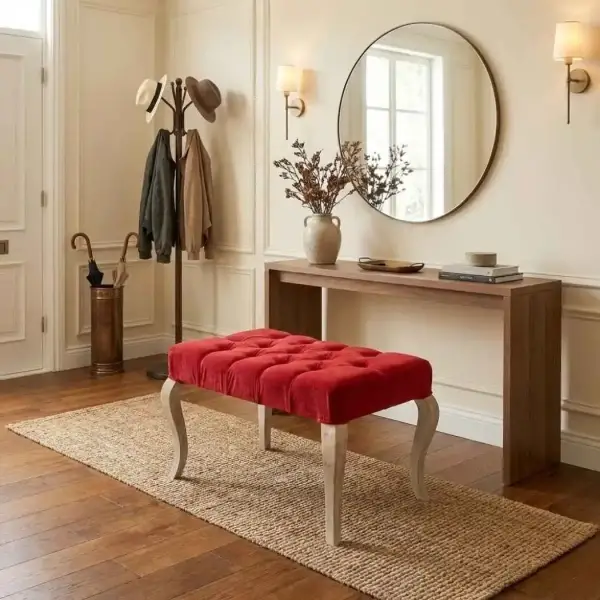 Vitale Kırmızı Puf Koltuk Oturak (AK.BI0098) - 1