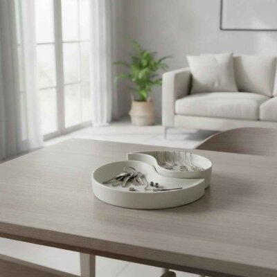 Vitale Krem Masa Objesi 39*27*5 Cm (AK.JL0075) - Vitale