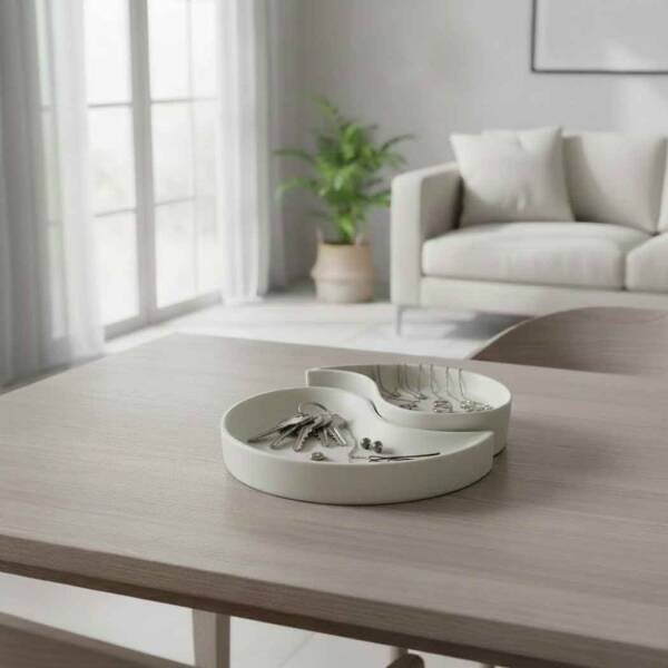 Vitale Krem Masa Objesi 39*27*5 Cm (AK.JL0075) - 1