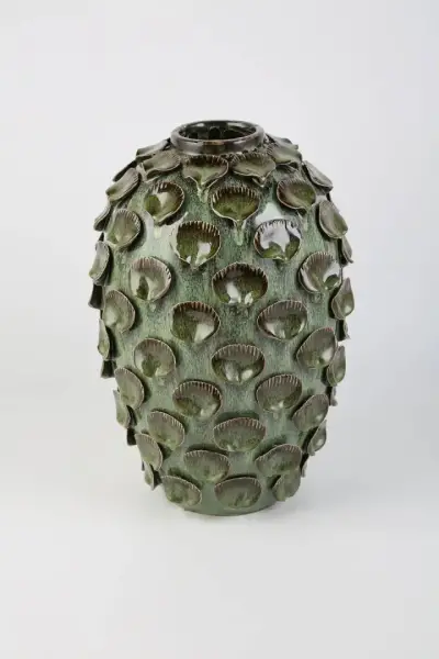 Vitale Light Seramik Boncuk Vazo 25.5*25.5*36.5 (AK.LA0009) - 1