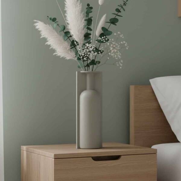 Vitale Lip Gri Vazo Büyük 13*10*36 cm (AK.JL0010) - 1