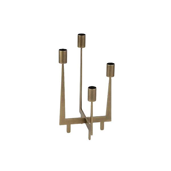 Vitale Lyon Gold Metal 4 lü Mumluk 17*17*29.5 cm (AK.LE0098) - 1