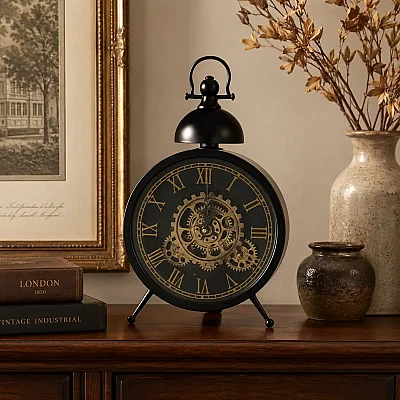 Vitale Metal Roma Duvar Saati 58*40*8 cm (AK.JI0038) - 3