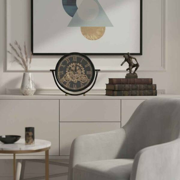 Vitale Metal Tren Duvar Saati 30.5*32*11 cm (AK.JI0042) - 1