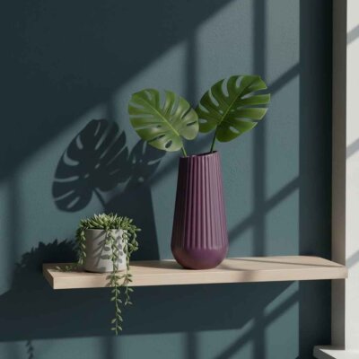 Vitale Mini Mor Vazo 7*7*12 cm (AK.JL0072) - Vitale