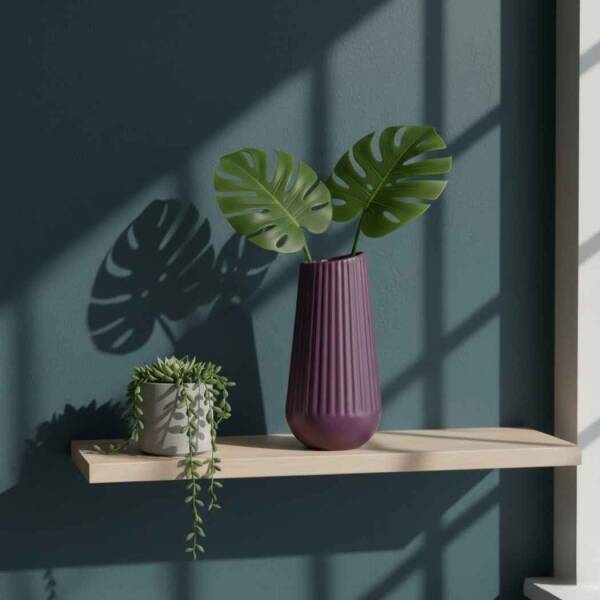 Vitale Mini Mor Vazo 7*7*12 cm (AK.JL0072) - 1