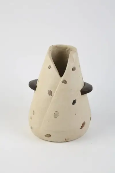 Vitale Nil Hamur Delikli Vazo 25*18*18 cm(AK.KV0562) - 1