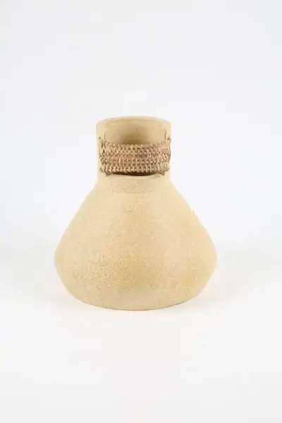 Vitale Nil Terakota Huni Vazo 23*23*23 cm(AK.KV0540) - 1