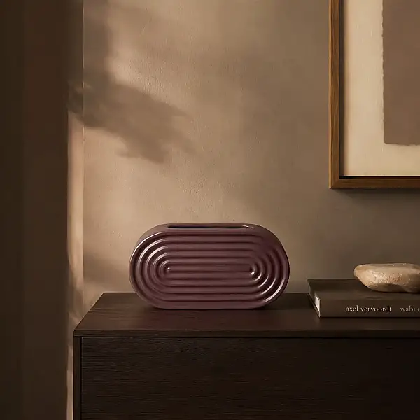Vitale Oasis Bordo Vazo Küçük 21*9*11 cm (AK.JL0009) - 2