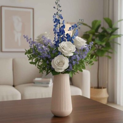 Vitale Moleanos Bembe Vazo Küçük 9*9*19 Cm (AK.JL0069) - Vitale