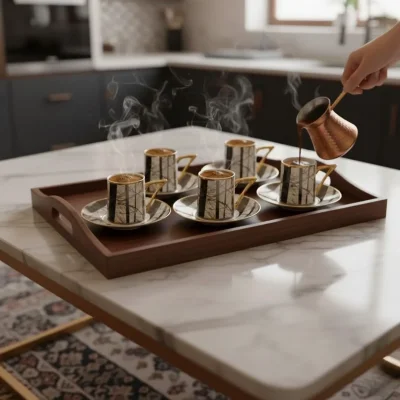 Vitale Porselen Kahve Fincanı Seti (MTFK.0156) - 1