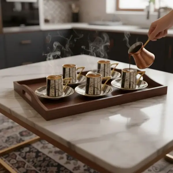 Vitale Porselen Kahve Fincanı Seti (MTFK.0156) - 1