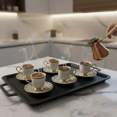 Vitale Porselen Kahve Fincanı Seti (MTFK.0153) - 1