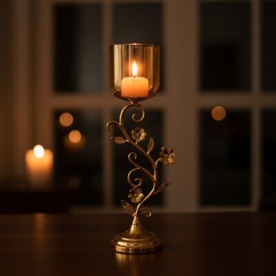 Vitale Pune Serisi Papatya Büyük Mumluk (AK.EF0004) - Vitale