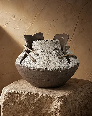 Vitale Seramik Bağcık Çiçeklik 21*21*15.5 cm(AK.LB0103) - 1