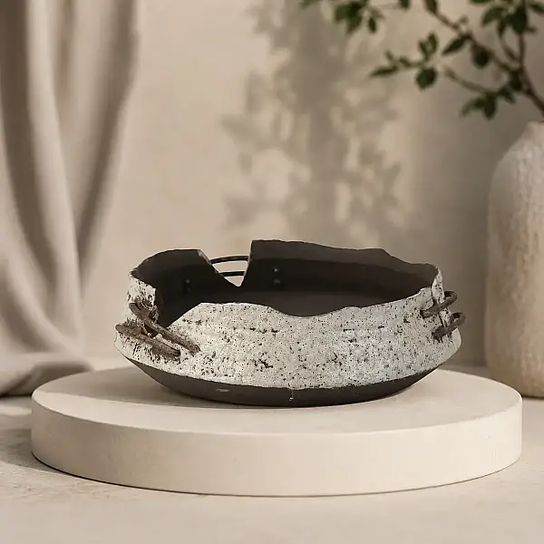 Vitale Seramik Bağcık Kase 28.5*28.5*8 cm(AK.LB0104) - 1