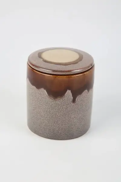 Vitale Seramik Kahve Kutu 10.5*10.5*11.8 cm(AK.LB0021) - 1