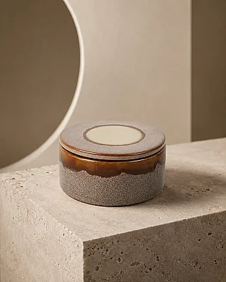 Vitale Seramik Kahve Kutu 12.5*12.5*6.3 cm(AK.LB0020) - 1