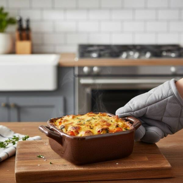 Vitale Seramik Kulplu Fırın Kabı (AK.JFQ51200060) - 1