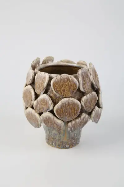 Vitale Seramik Mantar Vazo 19*19.5*21 cm(AK.LB0004) - 1