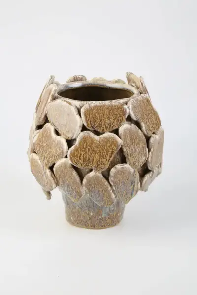 Vitale Seramik Mantar Vazo 23*23*25.7 cm(AK.LB0003) - 1