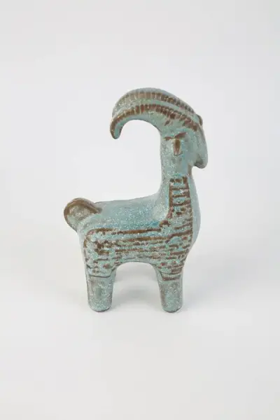 Vitale Seramik Oğlak Dekor 13*7*20 cm(AK.LB0062) - 1