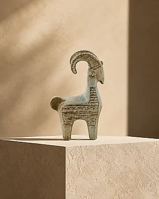 Vitale Seramik Oğlak Dekor 15*8.2*25 cm(AK.LB0061) - 1