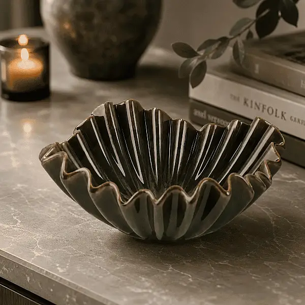 Vitale Seramik Pileli Meyvelik 26.8*26.8*11.7 cm(AK.LB0019) - 1