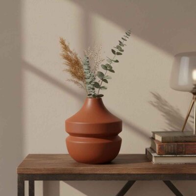 Vitale Seramik Vazo 13*13*16 Cm(AK.JL0079) - Vitale