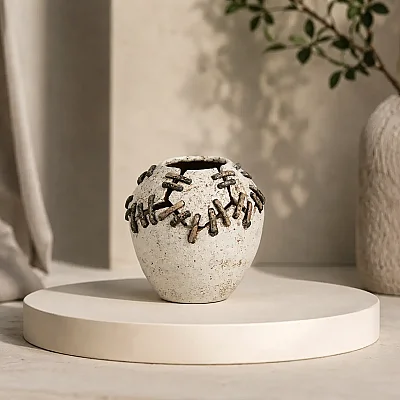 Vitale Seramik Yamalı Küp 19*19*19.5 cm(AK.LB0098) - 1