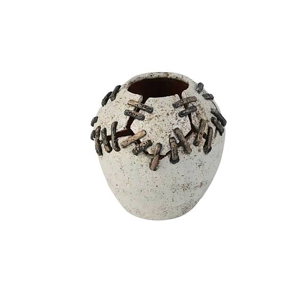 Vitale Seramik Yamalı Küp 24.3*24.3*26 cm(AK.LB0097) - 2