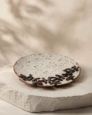 Vitale Seramik Yamalı Tabak 30.5*30.5*5 cm(AK.LB0099) - 1